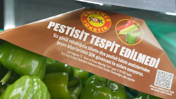 ŞOK Marketler’de pestisit analiz kapsamı genişliyor: Domatesten sonra biberler de analiz ediliyor